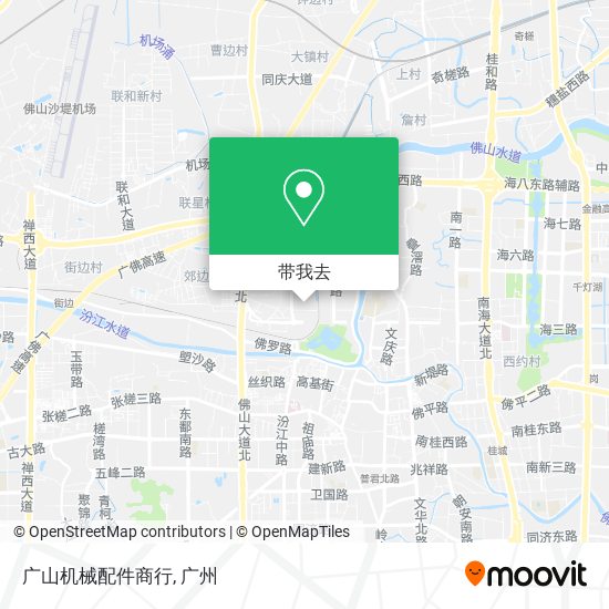 广山机械配件商行地图