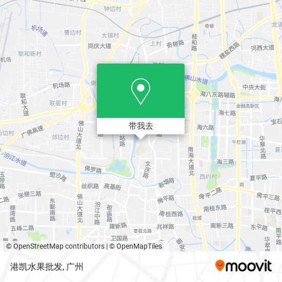 港凯水果批发地图
