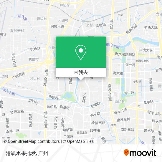 港凯水果批发地图