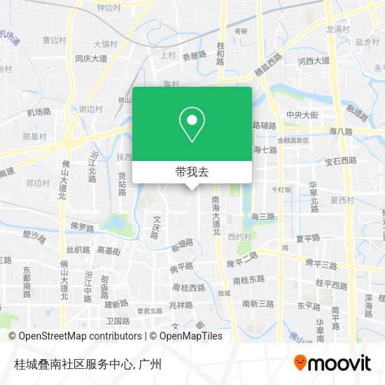 桂城叠南社区服务中心地图
