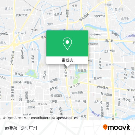 丽雅苑-北区地图