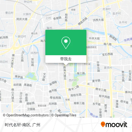 时代名轩-南区地图