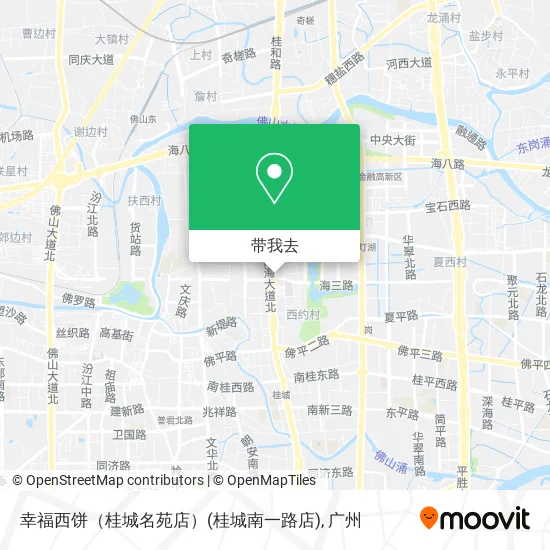 幸福西饼（桂城名苑店）(桂城南一路店)地图