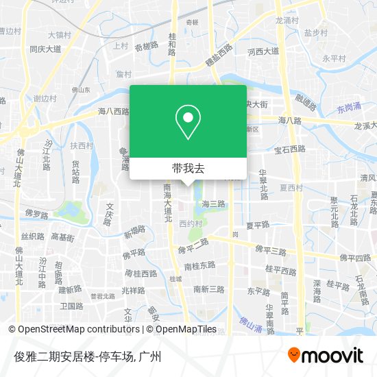 俊雅二期安居楼-停车场地图