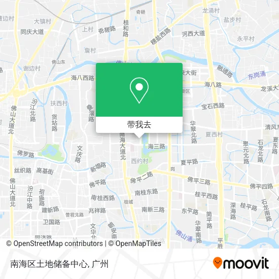 南海区土地储备中心地图