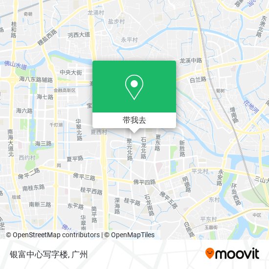 银富中心写字楼地图