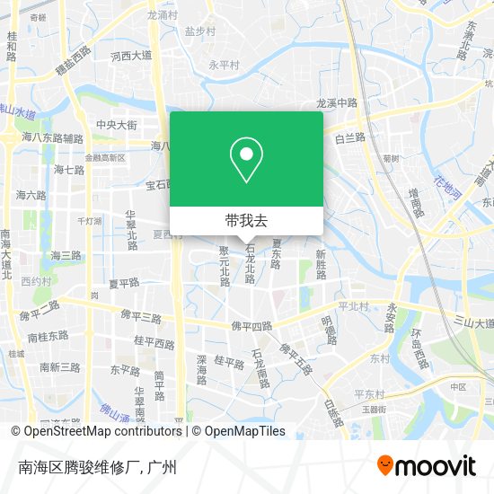 南海区腾骏维修厂地图