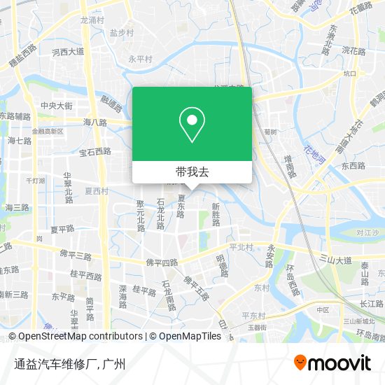 通益汽车维修厂地图