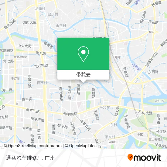 通益汽车维修厂地图