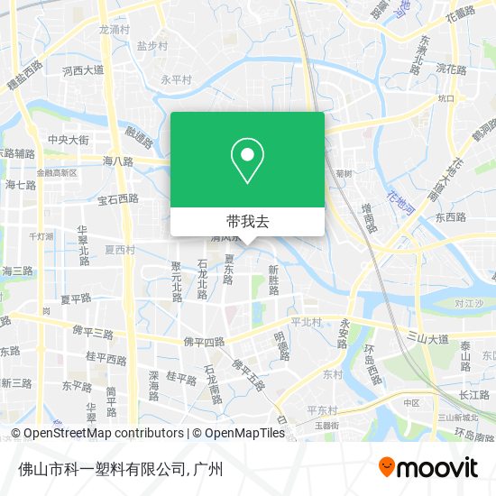 佛山市科一塑料有限公司地图