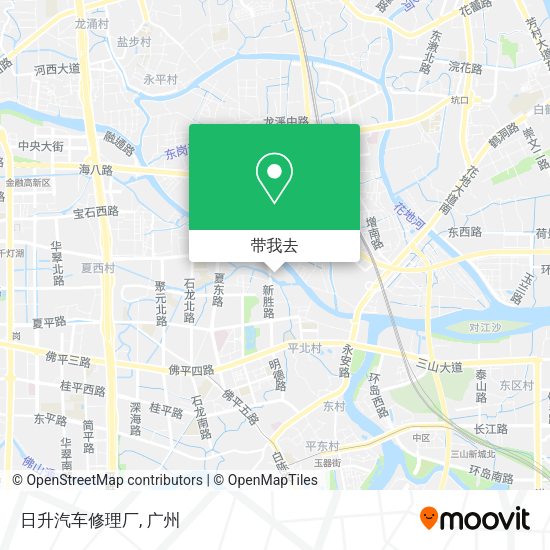 日升汽车修理厂地图