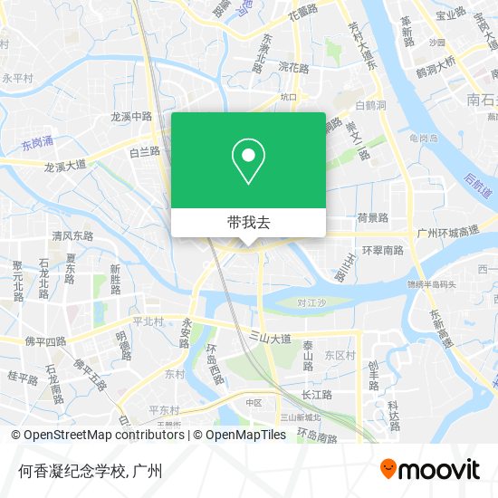 何香凝纪念学校地图