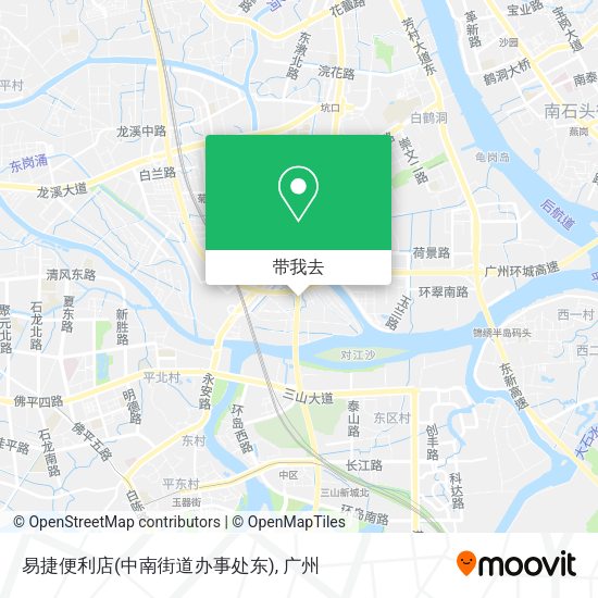 易捷便利店(中南街道办事处东)地图
