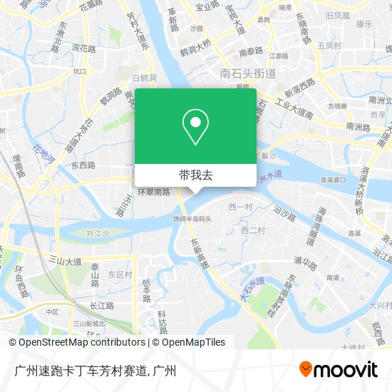 广州速跑卡丁车芳村赛道地图