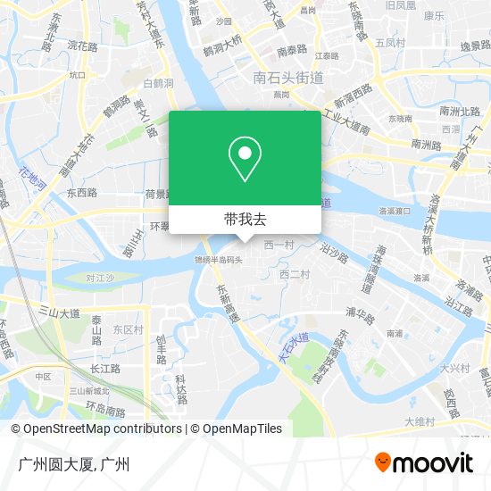 广州圆大厦地图