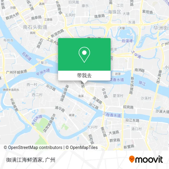 御满江海鲜酒家地图