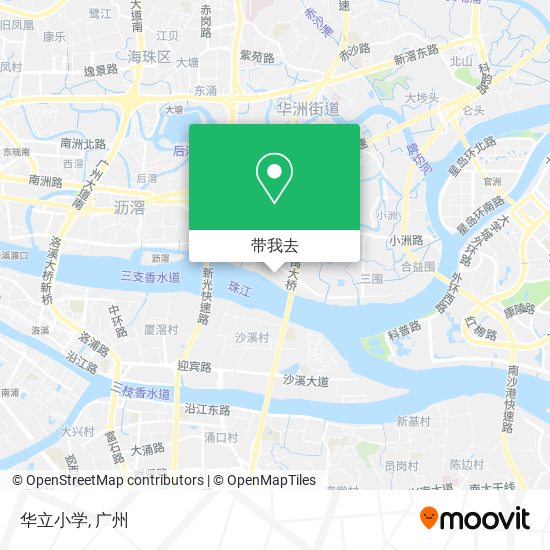 华立小学地图