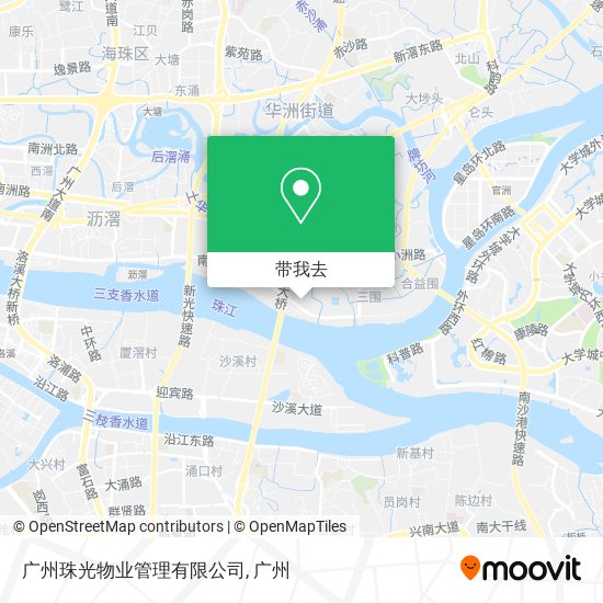 广州珠光物业管理有限公司地图