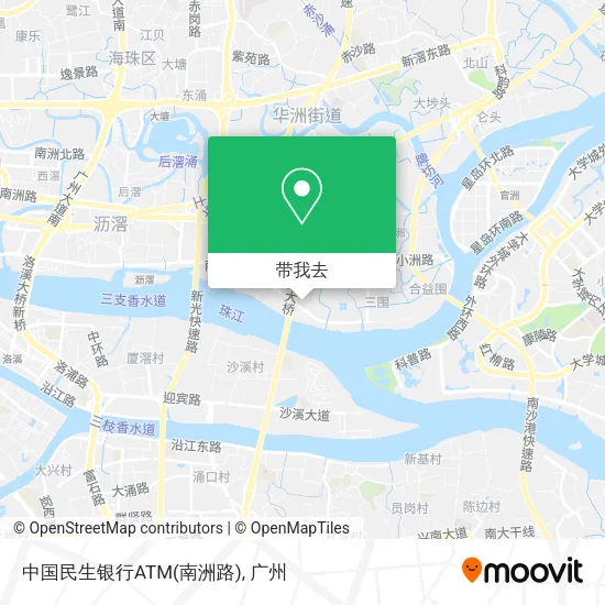 中国民生银行ATM(南洲路)地图