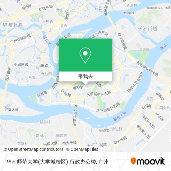 华南师范大学(大学城校区)-行政办公楼地图