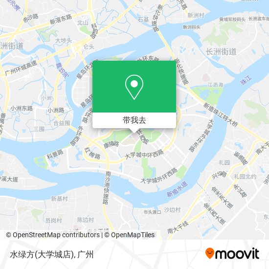 水绿方(大学城店)地图