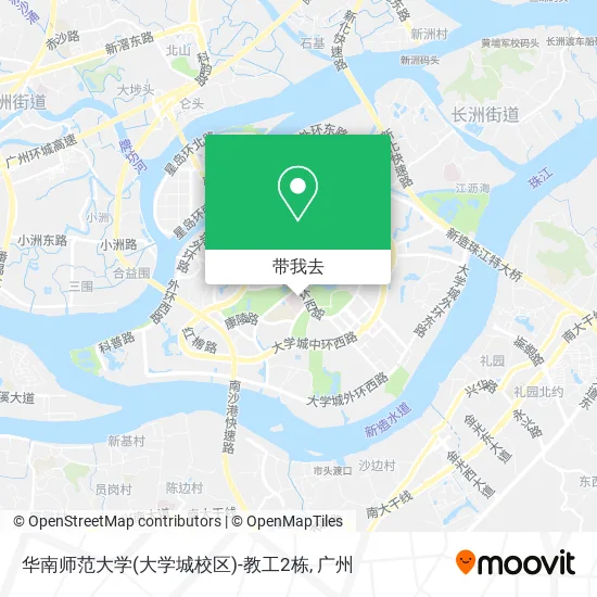 华南师范大学(大学城校区)-教工2栋地图