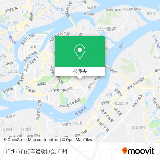 广州市自行车运动协会地图