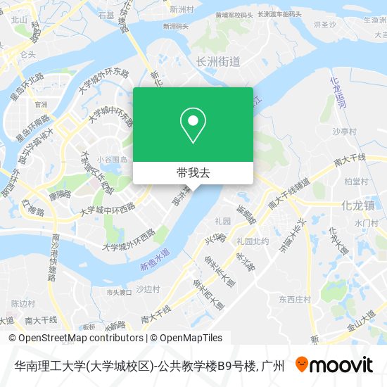 华南理工大学(大学城校区)-公共教学楼B9号楼地图