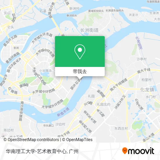 华南理工大学-艺术教育中心地图