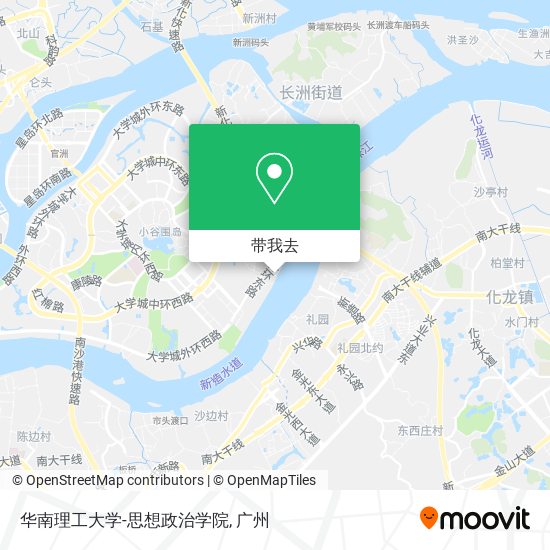 华南理工大学-思想政治学院地图