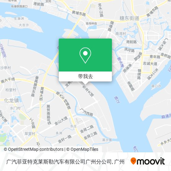 广汽菲亚特克莱斯勒汽车有限公司广州分公司地图