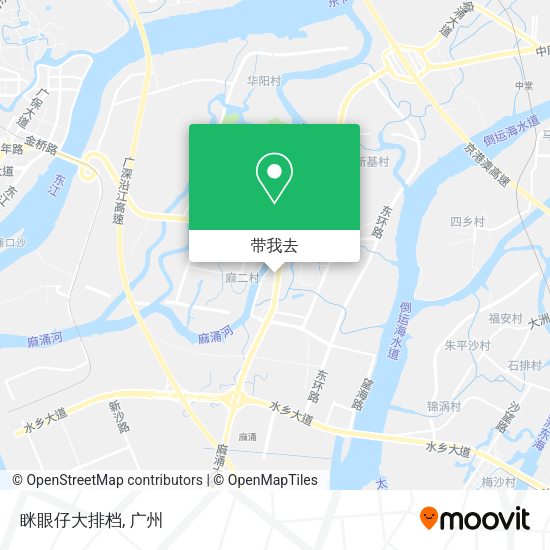 眯眼仔大排档地图