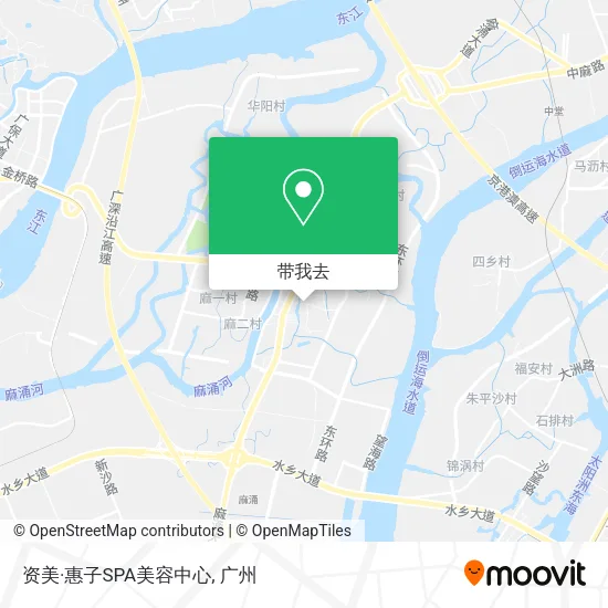 资美·惠子SPA美容中心地图