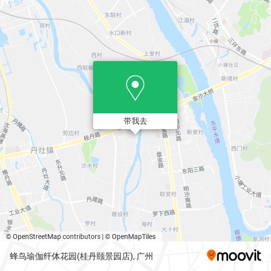 蜂鸟瑜伽纤体花园(桂丹颐景园店)地图
