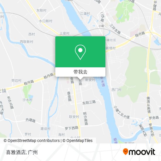 喜雅酒店地图