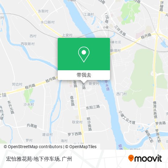 宏怡雅花苑-地下停车场地图