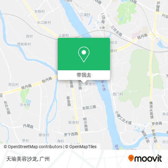 天瑜美容沙龙地图