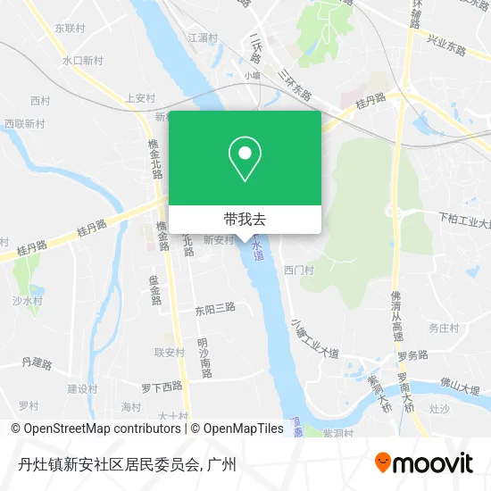 丹灶镇新安社区居民委员会地图