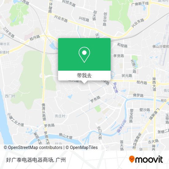 好广泰电器电器商场地图