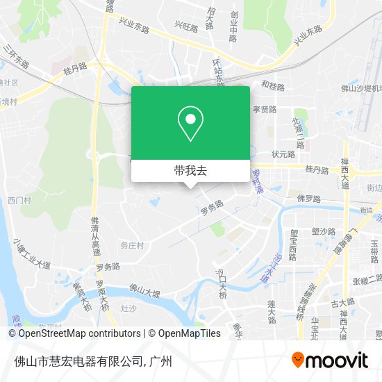 佛山市慧宏电器有限公司地图