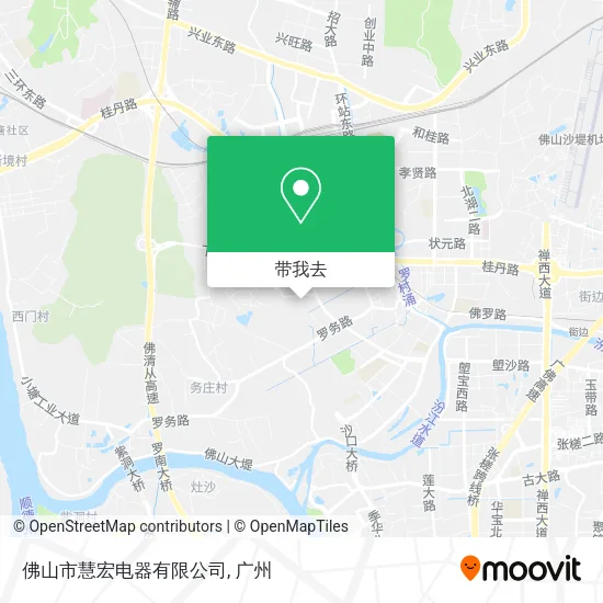 佛山市慧宏电器有限公司地图