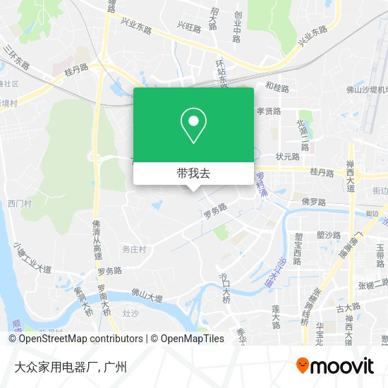 大众家用电器厂地图