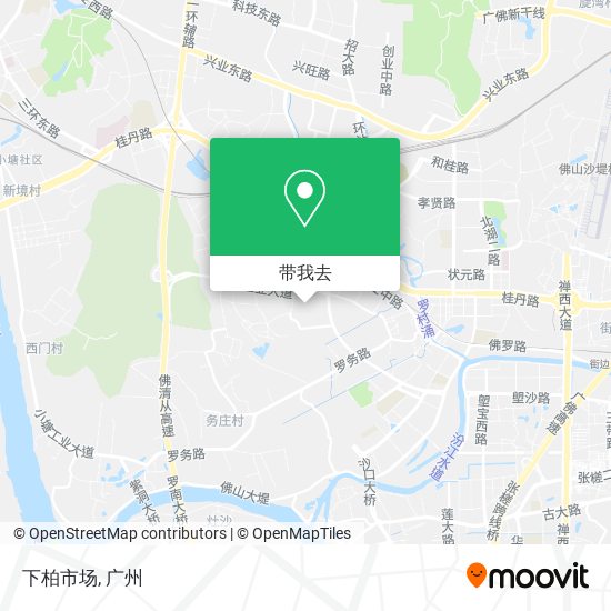 下柏市场地图