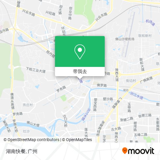 湖南快餐地图