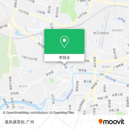 避风塘茶饮地图