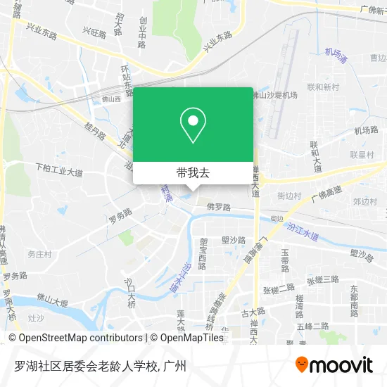 罗湖社区居委会老龄人学校地图
