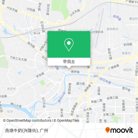 燕塘牛奶(兴隆街)地图