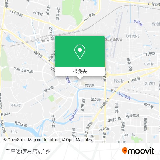 千里达(罗村店)地图