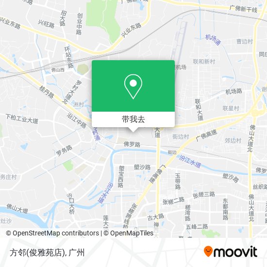 方邻(俊雅苑店)地图