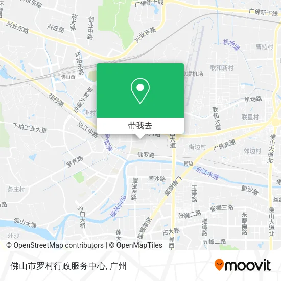 佛山市罗村行政服务中心地图